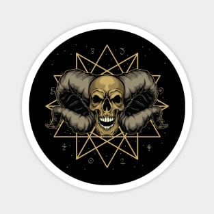 Magic Demon Skull Magnet